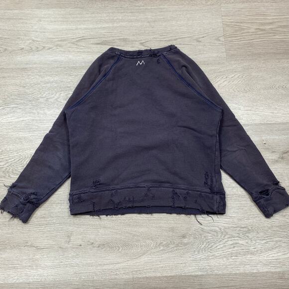 Mother The Square Crewneck Sweatshirt in Rough and Tumble Women's S - Picture 3 of 11